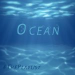 Artwork for this week's episode of #ThePlaylist. Drawn by Troggie, it's a digital painting of under the sea. Shafts of light are dappled on the sea bed, coming down through the waves below. In the middle is the word "Ocean" with bubbles coming from it.