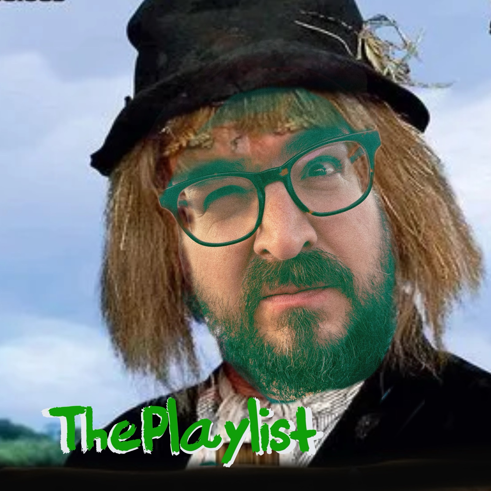 This week's theme-specific artwork, in which Troggie has depicted me as everyone's favourite cursed, sentient scarecrow, Worzel Gummidge. I don't look right with that much hair.