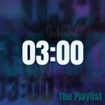 This week's theme specific artwork, which is, quite simply, a three minute countdown timer with lots of ghostly '03:00' behind a big '03:00' in the middle.