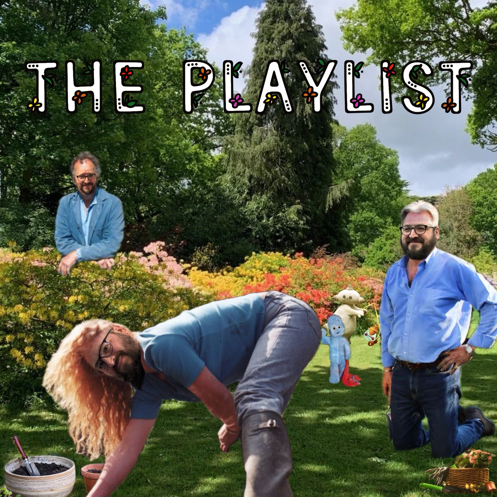 This week's theme-specific artwork, courtesy of Troggie. It's the Night Garden from the popular BBC kid's TV show, but it also features Alan Titchmarsh, Charlie Dimmock, and Monty Don. But they're all far more beautiful now, because they have my beardy face.